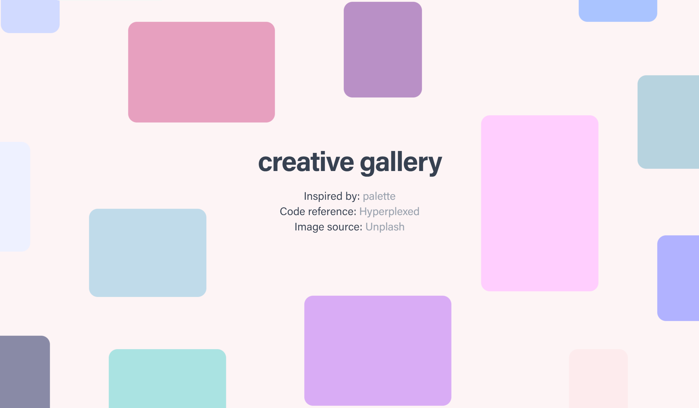 Creative Image Gallery